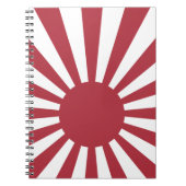 Japan Imperial steigende Sonnenflagge, Edo to W2 Notizblock (Vorderseite)