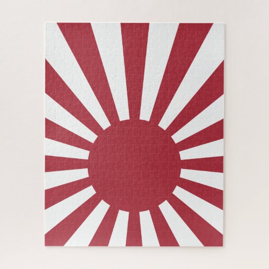 Japan Imperial steigende Sonnenflagge, Edo to W2 Puzzle (Vertikal)