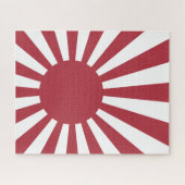 Japan Imperial steigende Sonnenflagge, Edo to W2 Puzzle (Horizontal)