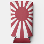 Japan Imperial steigende Sonnenflagge, Edo to W2 Selters Dosenkühler (Vorderseite)