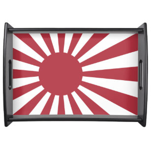 Japan Imperial steigende Sonnenflagge, Edo to W2 Serviertablett