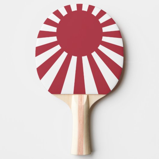 Japan Imperial steigende Sonnenflagge, Edo to W2 Tischtennis Schläger (Vorderseite)
