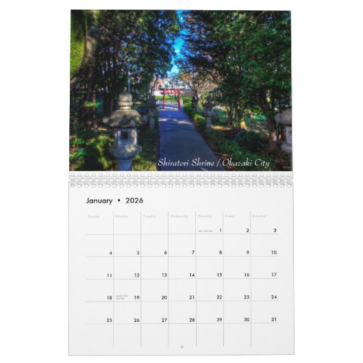 Japan in HDR Kalender (Jan 2026)