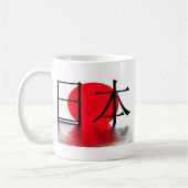 Japan in Japanese Kaffeetasse (Links)
