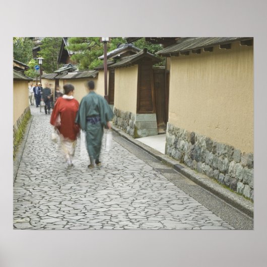 Japan, Ishikawa, Kanazawa, Buke Yashiki District Poster (Vorne)