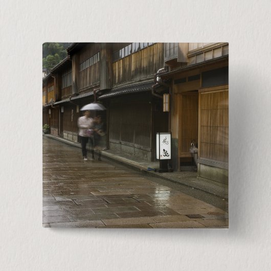 Japan, Ishikawa, Kanazawa, Higashi Chaya Button (Vorderseite)