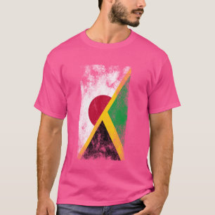 Japan Jamaica Flags - Japanisch - Jamaikanisch T-Shirt