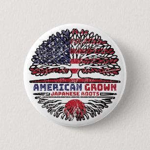 Japan Japan USA USA USA Vereinigte Staaten Tree Button