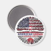 Japan Japan USA USA USA Vereinigte Staaten Tree Magnet (Vorderseite/Rückseite)