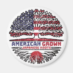 Japan Japan USA USA USA Vereinigte Staaten Tree Magnet