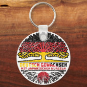 Japan Japanisch Deutsch Deutschland Baum Wurzel Schlüsselanhänger (Rückseite)