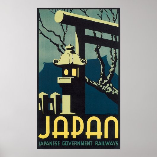 Japan, Japanisch-Govt Railway Travel Poster (Vorne)