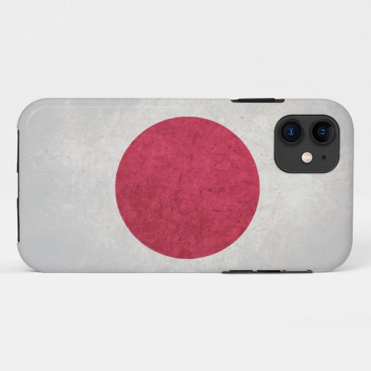 Japan; Japanische Flagge Case-Mate iPhone Hülle (Rückseite (Horizontal))