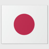 Japan - japanische Flagge - Hinomaru Geschenkpapier (Flach)