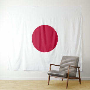 Japan - japanische Flagge - Hinomaru Wandteppich