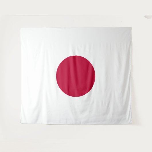 Japan - japanische Flagge - Hinomaru Wandteppich (Vorderseite (Horizontal))