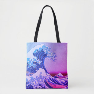 Japan - Japanische Kunst (Die große Welle vor Kana Tasche
