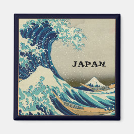 Japan & Japanische Kunst / Große Welle vor Kanagaw Magnet