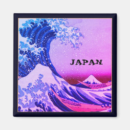 Japan & Japanische Kunst / Große Welle vor Kanagaw Magnet