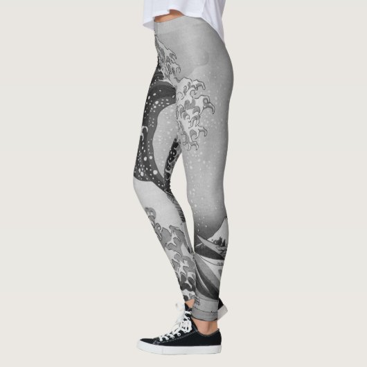 Japan - Japanische Kunst (Große Welle vor Kanagawa Leggings (Links)