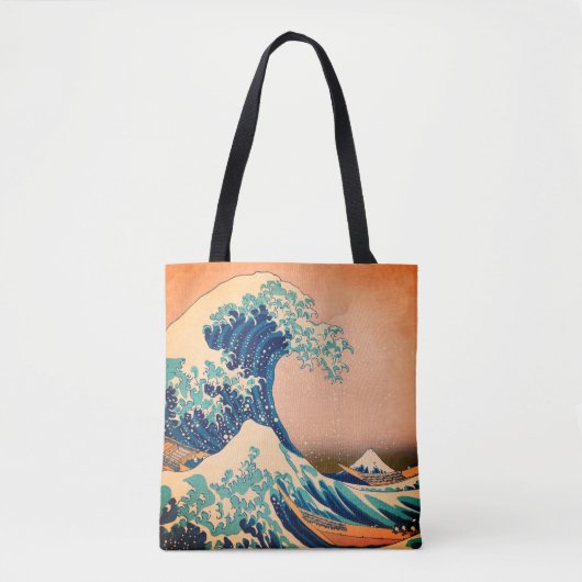 Japan - Japanische Kunst (Große Welle vor Kanagawa Tasche (Vorderseite)