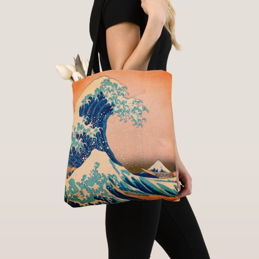 Japan - Japanische Kunst (Große Welle vor Kanagawa Tasche (Von Nahem)