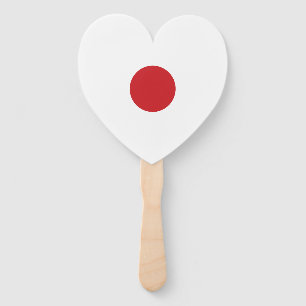 Japan   Japanisches Flaggenherz Fächer