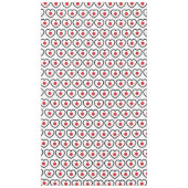 Japan | Japanisches Flaggenherz Tischdecke (Vorderseite)