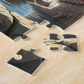 Japan Jigokudani Monkey Park Snow Affen Puzzle (Seite)