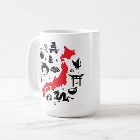 Japan Kaffeetasse (Vorderseite Links)