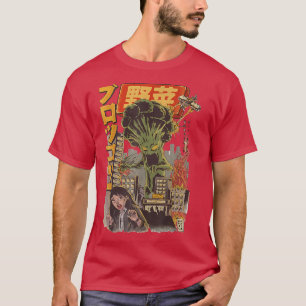 Japan Kaiju Gemüse Broccoli Anime T-Shirt