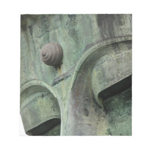 Japan, Kamakura. Der Große Buddha von Kamakura, ei Notizblock