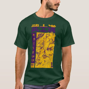 Japan kämpfender Samurai Bushido Weg des Kriegers T-Shirt