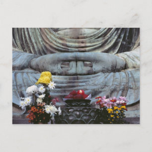 Japan, Kanagawa Pref., Kamakura.Flora Postkarte