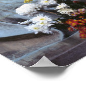 Japan, Kanagawa Pref., Kamakura. Floral Poster (Ecke)