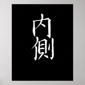 Japan KANJI Kalifat Japan Symbol Inside Poster