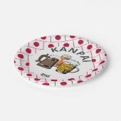 JAPAN Kanpai 乾 杯 Great Japanese Beer Pappteller (Schrägansicht)