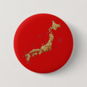 Japan-Karten-Knopf Button (Vorderseite)