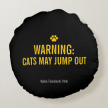Japan Katze Warnschild – „Katzen können herausspri