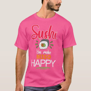 Japan Kawaii Fish Food Liebe Maki Asia Sushi T-Shi T-Shirt