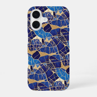 Japan Kintsugi Goldmusterabdeckung iPhone 16 Hülle