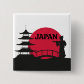 Japan-Knopf Button (Vorderseite)