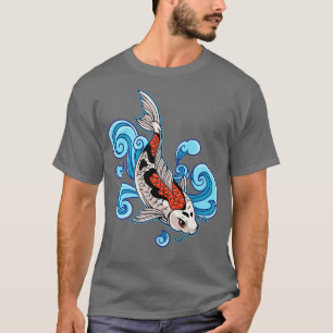 Japan Koi Fisch Japanischer Tattoo T-Shirt
