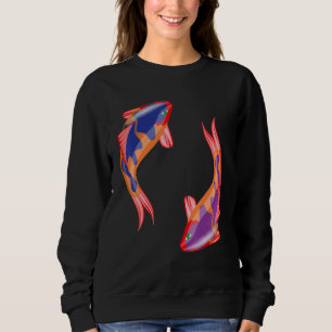 Japan Koi  Japanischer Fisch Kirschblüte 80 Sweatshirt