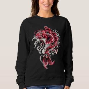 Japan Koi Japanischer Fisch Kirschblüte 85 Sweatshirt