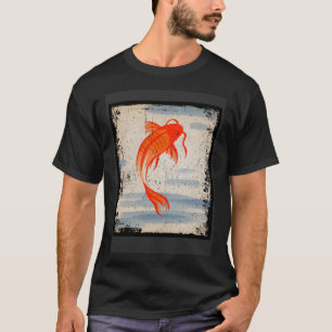 Japan Koi Karpfen Fisch Japanisch Retro T-Shirt