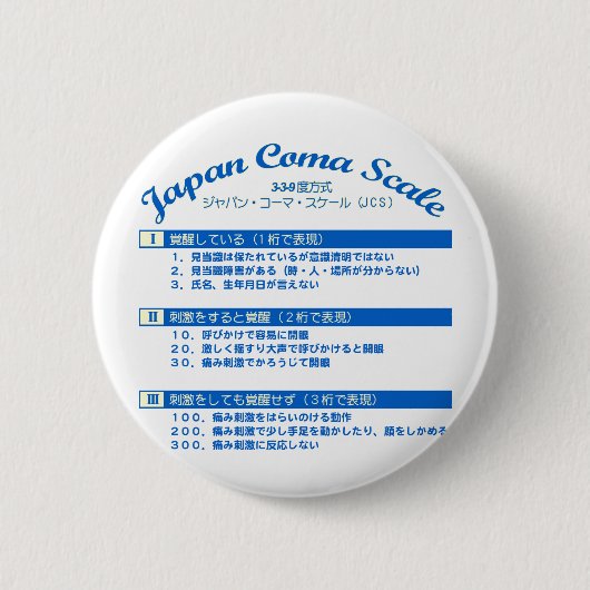 Japan-Komaskala Button (Vorderseite)