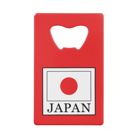 Japan Kreditkartenflaschenöffner (Vorderseite)