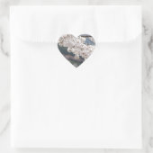 Japan Kumamoto Cherry Blossom Herz-Aufkleber (Tasche)