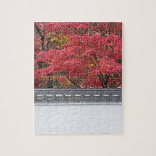 Japan, Kyoto, Autumn Color at Eikando Temple Puzzle
